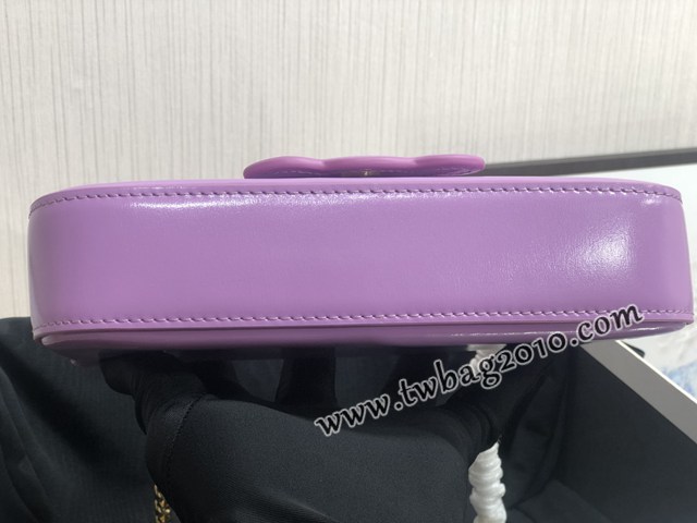 Celine專櫃2023全新系列凱旋門鏈條肩背包 賽琳CUIR TRIOMPHE皮標標誌印花鏈條包 sldj2397
